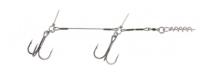 BFT Stainless Tandem Stinger Rig Small