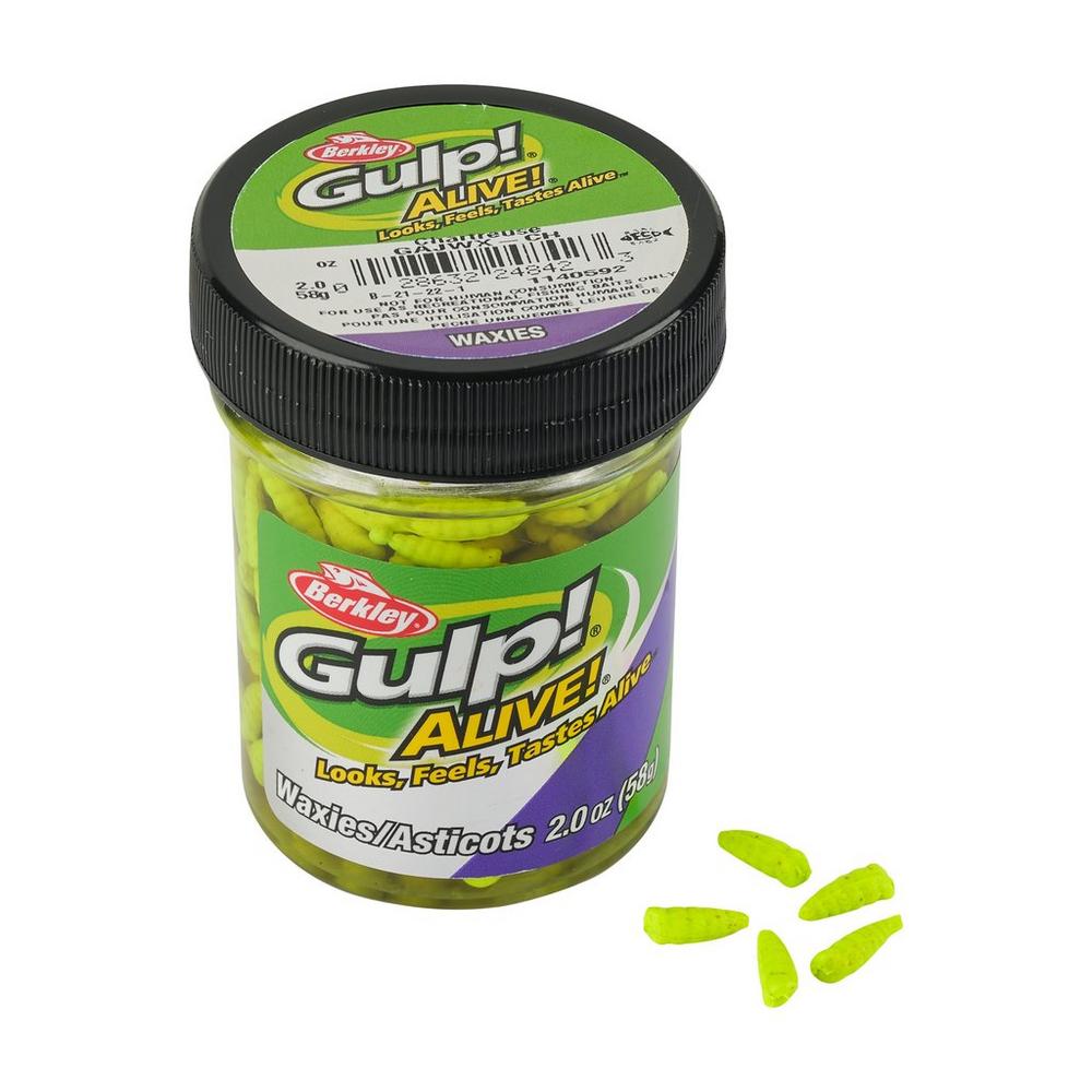 Gulp Alive Maggots, Chartreuse