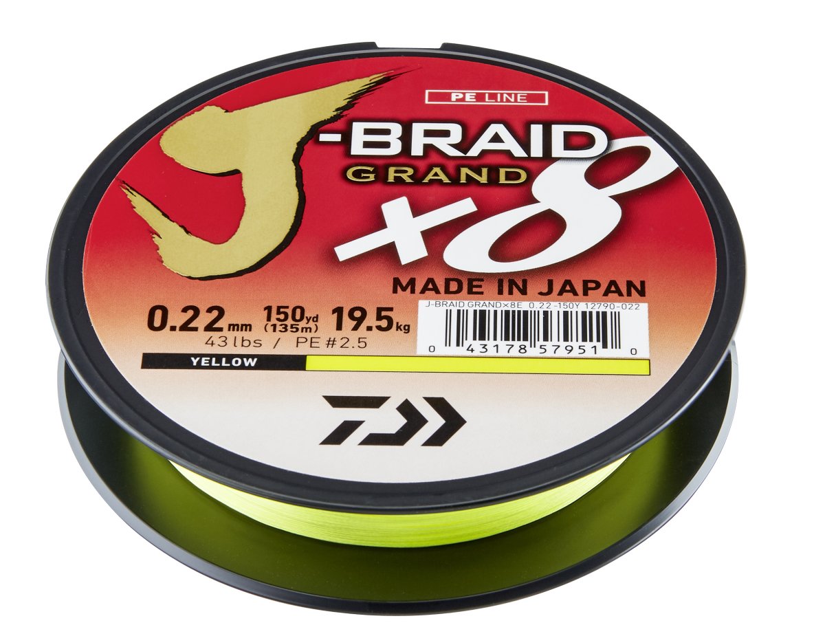 Daiwa J-Braid X8 Grand Chartreuse