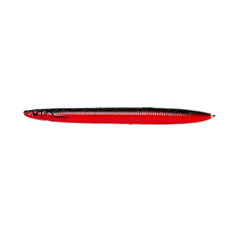 Savagegear 3D Soft Line Thru Sandeel 125mm, Red & Black
